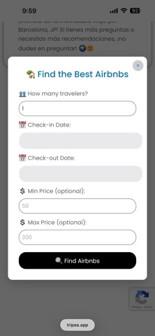 Tripea screenshot