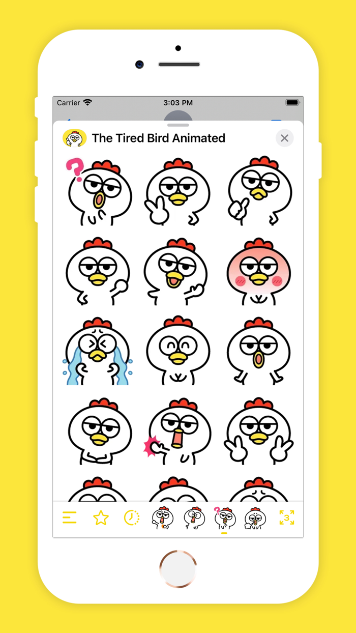 The Tired Bird Animated