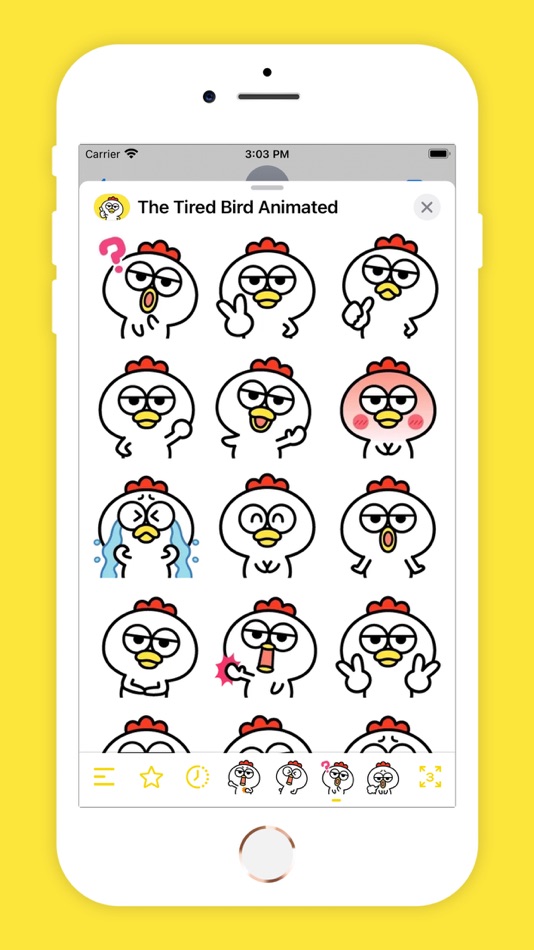 #3. The Tired Bird Animated (iOS) بواسطة: Dave Deep