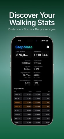 StepMate: Your Step Insights Screenshot 2 of 4