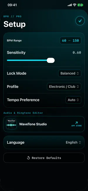 BPM Analyzer Pro screenshot 2
