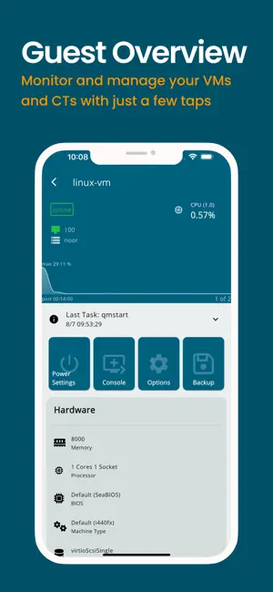 Proxmox VE Companion iPhone screenshot 5