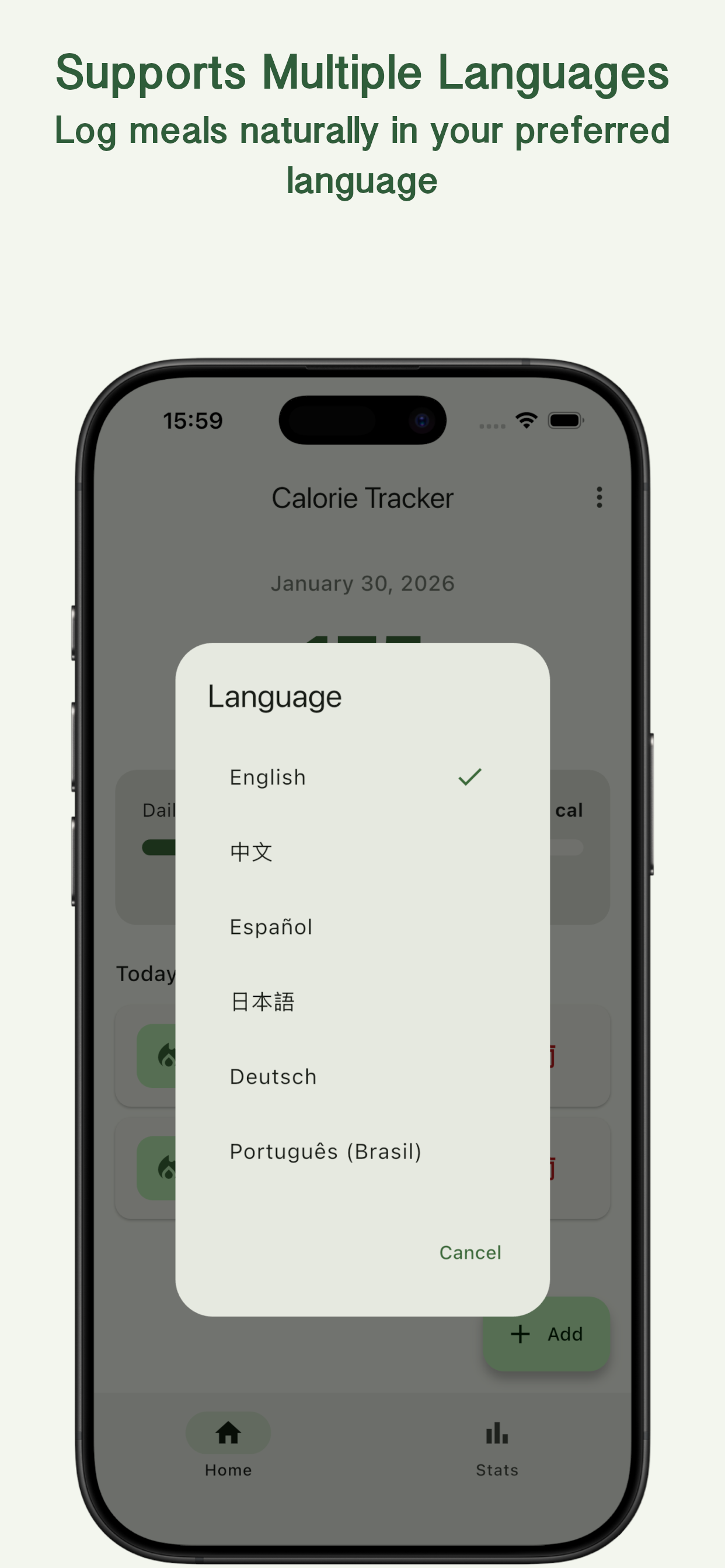 Vocalorie: AI Food Calorie Log