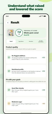 IngreFit: AI Food Scanner Screenshot 4 of 8