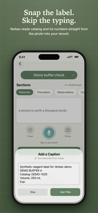Verbex - Voice Lab Notebook Screenshot 5 of 8