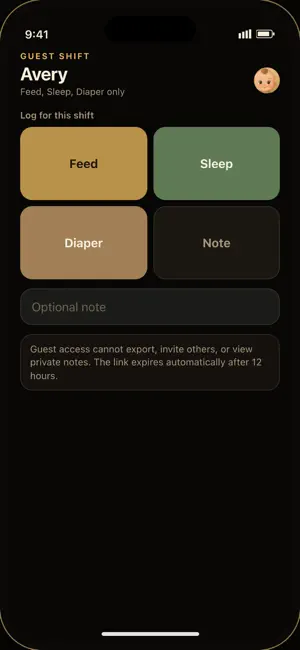 Lullaby Care screenshot 2