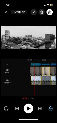 Filmers iPhone screenshot