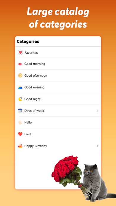 WishOK: Love message, stickers Screenshot