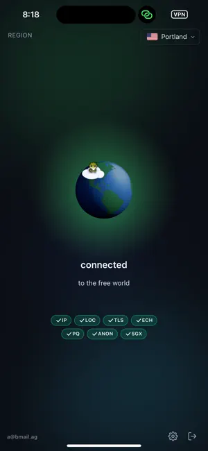 Dissent — Censorship-Proof VPN screenshot 1