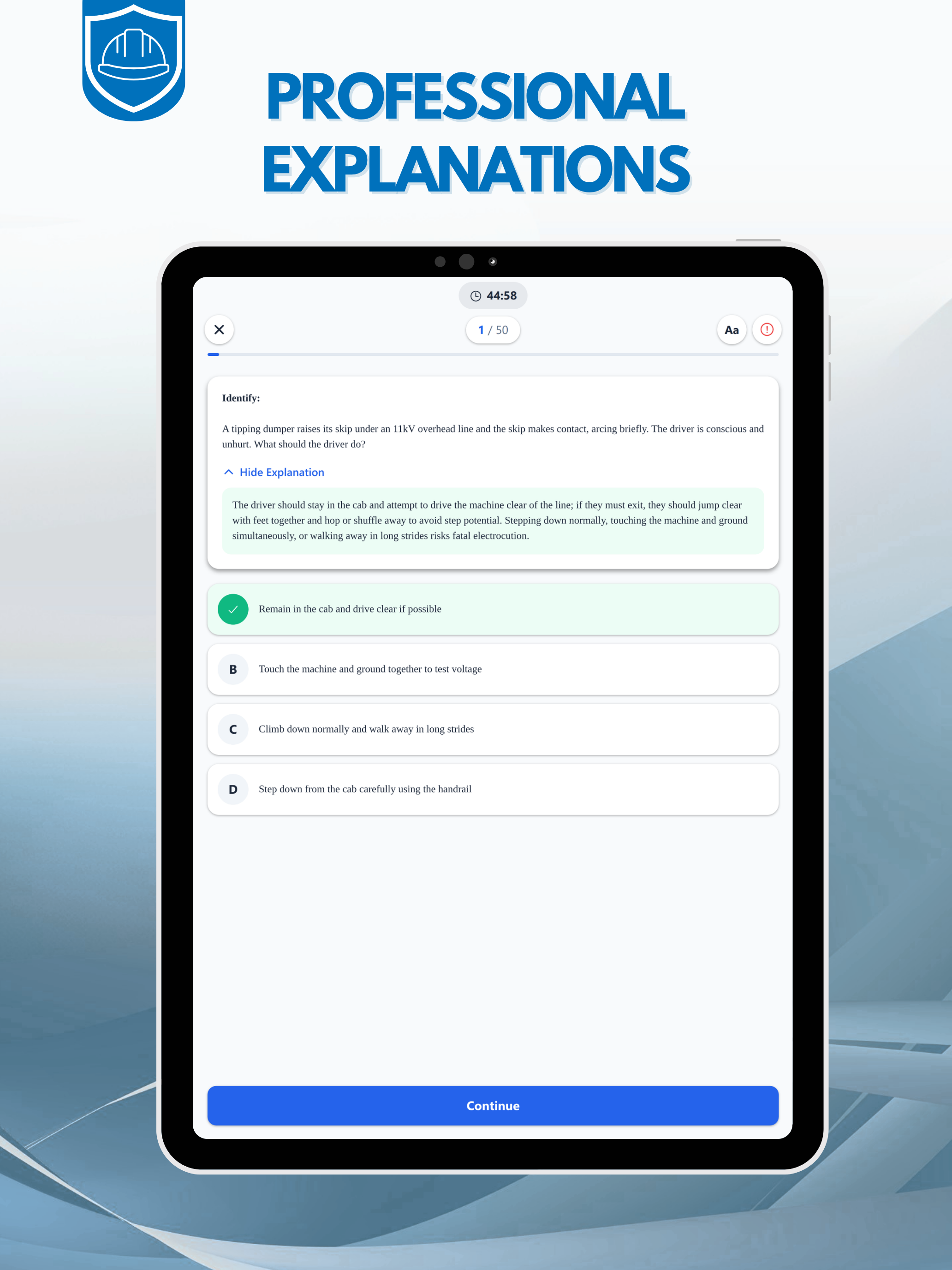 HS&E Exam Prep Practice 2026 screenshot 9