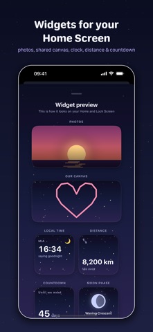 Same Moon - Couple Widget Screenshot 6 of 9
