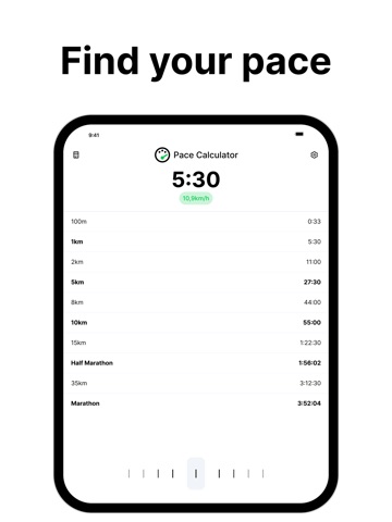 Pace Calculator Pro iPad screenshot