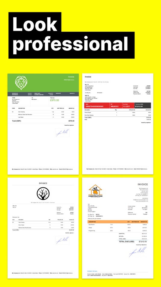 #5. Freebie Invoice Maker (iOS) 由: Invoice Maker Pro s.r.o.