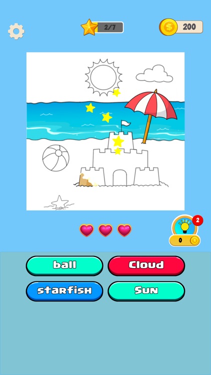 Word Art - Color Book Puzzle