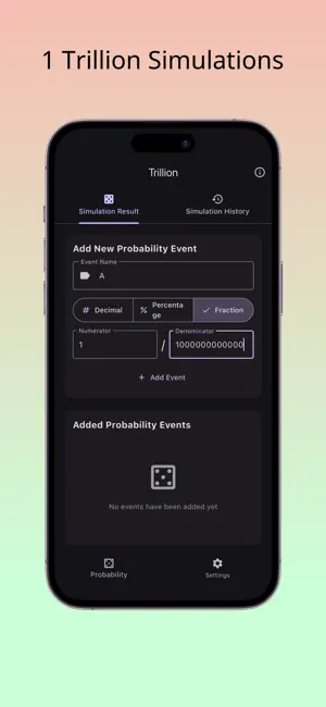 Probability Sim - Trillion screenshot 1