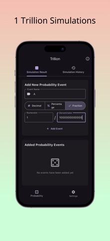 Trillion - Probability Simu... Screenshot 1 of 2