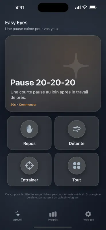 Easy Eyes : repos des yeux screenshot 1 of 4