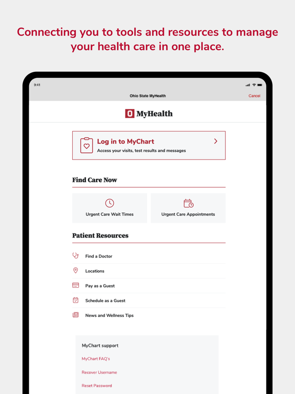 Screenshot #5 pour Ohio State MyHealth