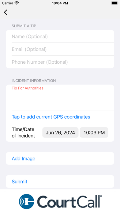 Webster Parish Sheriff Office Screenshot