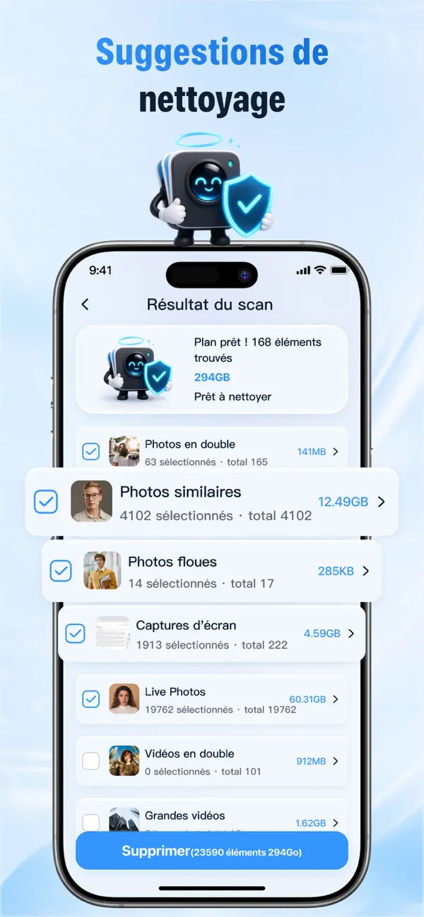 Screenshot #3 pour Pixo Cleaner: Nettoie Vite