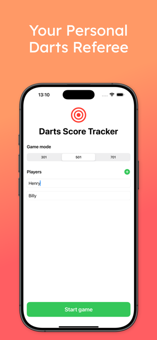 Darts Score Tracker & Counter Screenshot 3 of 4