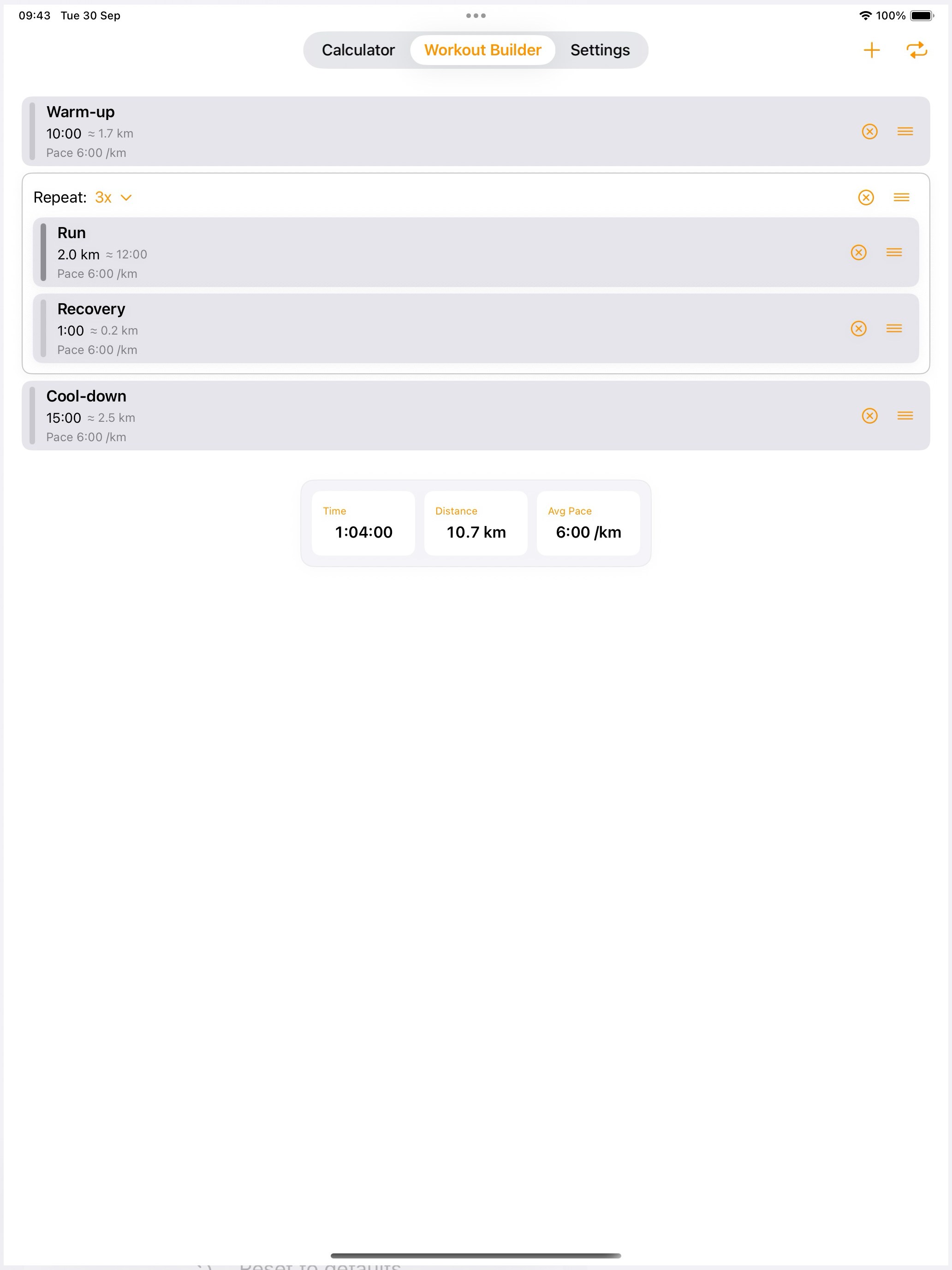 Run Pace Calculator
