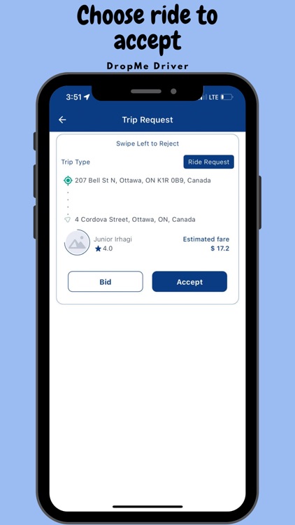 DropMe-Driver: Earn the Rides