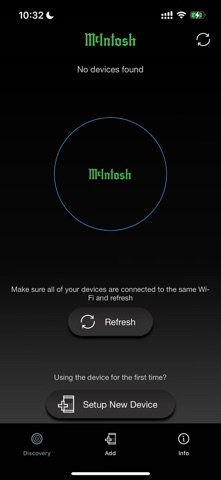 McIntosh Cast Connect Screenshot 1 of 6