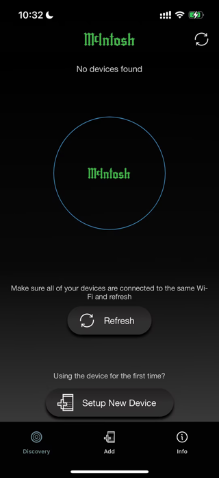 McIntosh Cast Connect Screenshot 1 of 6