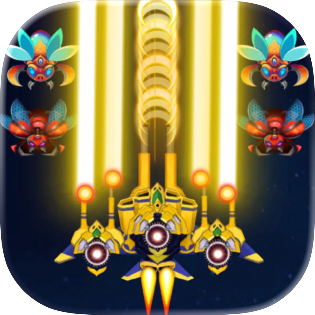 Apple App Store cover for Galaxy Infinity: Alien Shooter
