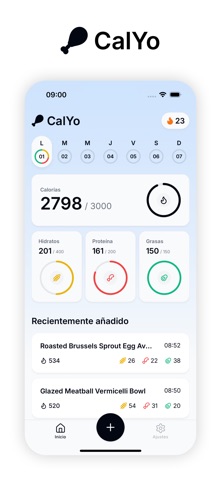 CalYo - Contador de Calorías screenshot