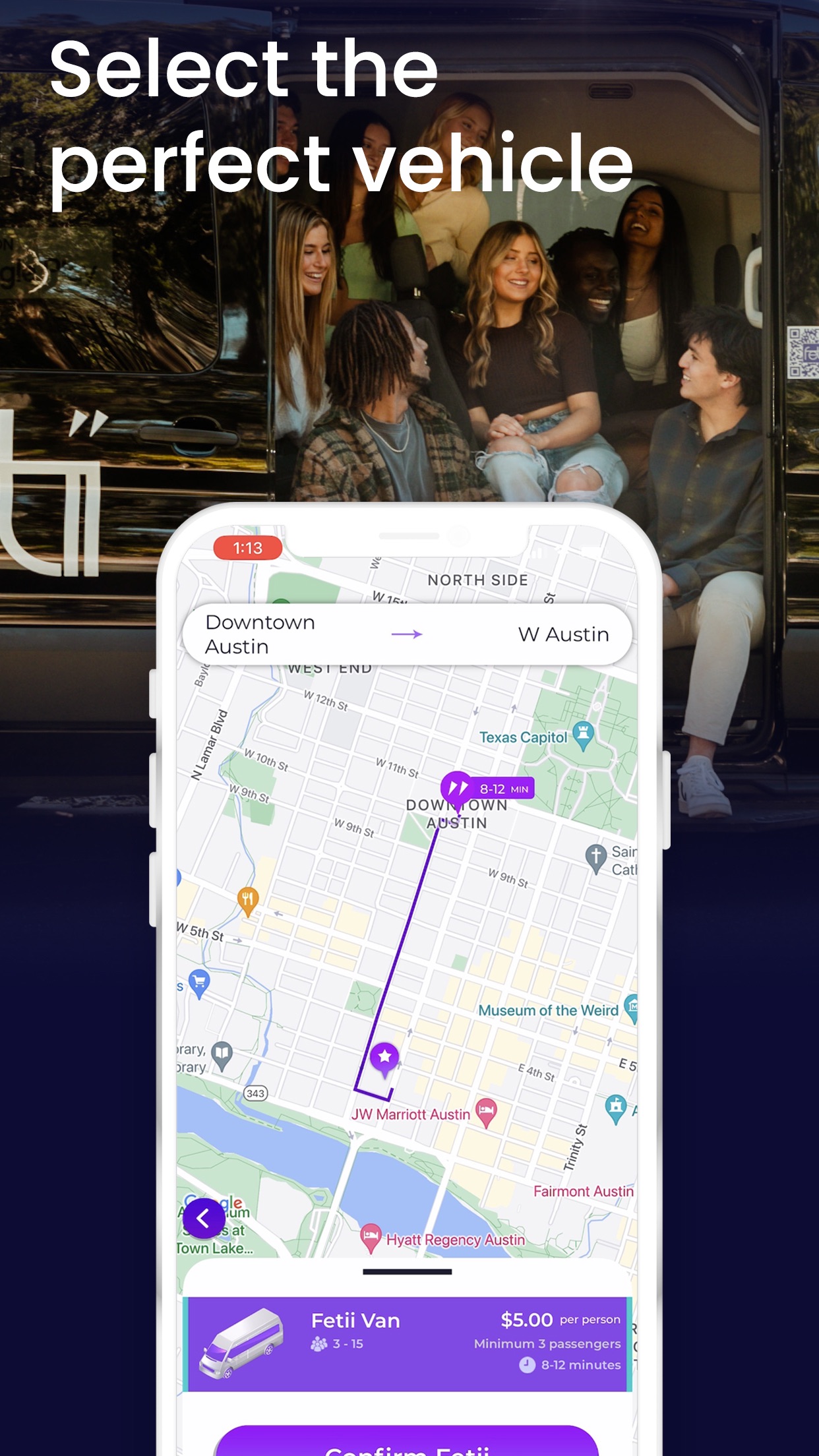 Fetii Ride screenshot 2