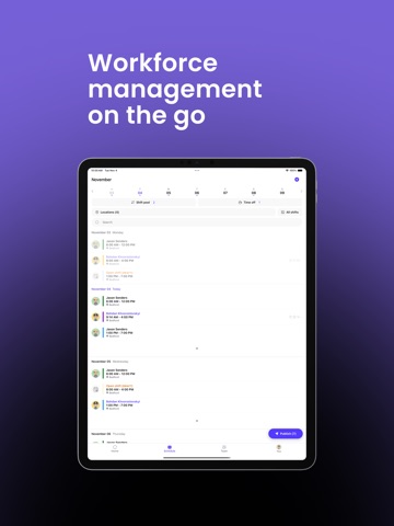 Fork - HR & Scheduling ipad screenshot 2