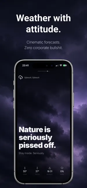 Weather with attitude - Oväder screenshot 1