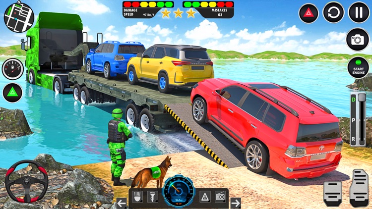 US City Cop Car Carrier Tycoon screenshot-7