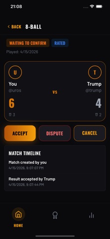 Billiard Tracker Screenshot 1 of 8