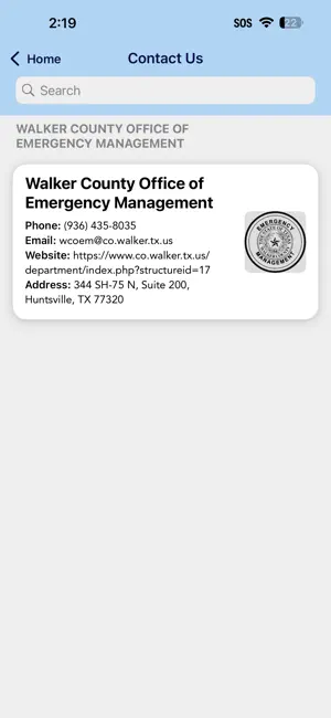 Walker County OEM TX screenshot 2