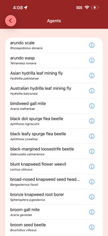 EDDMapS Biocontrol Screenshot 4 of 7