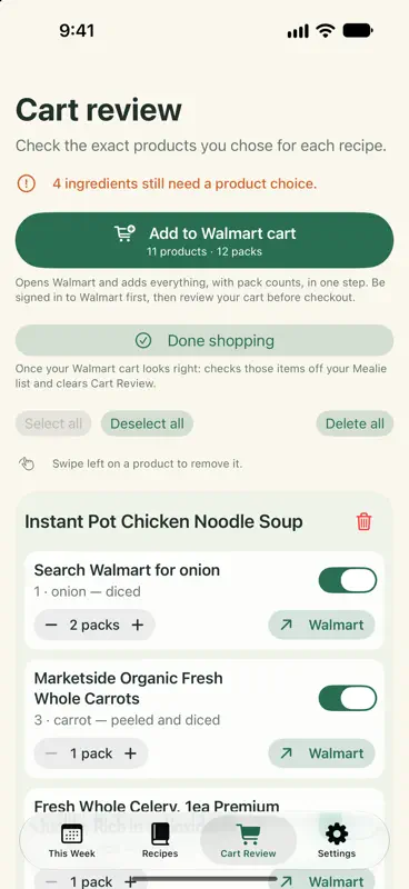 MealieCart screenshot 3 of 5