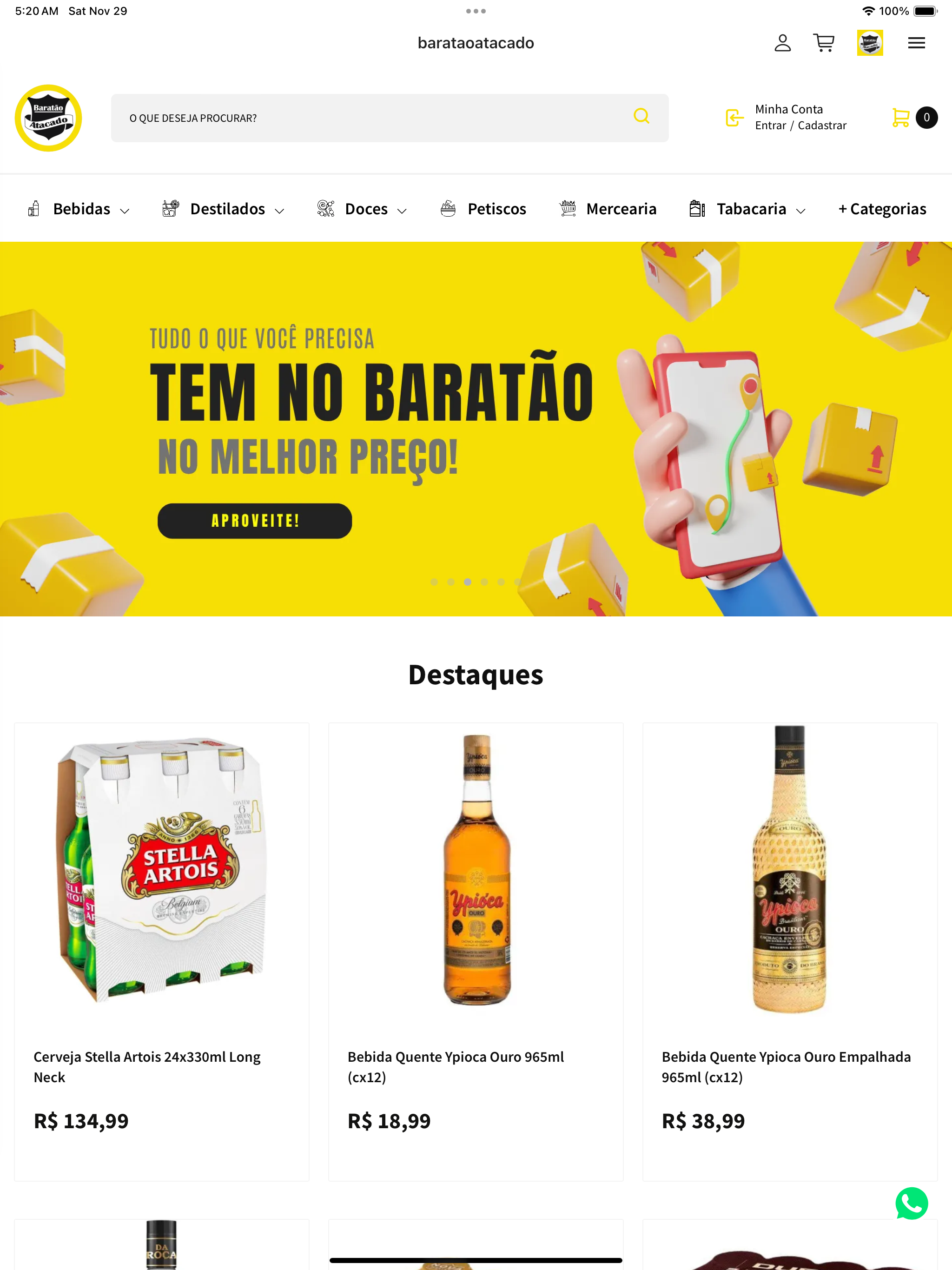 barataoatacado screenshot 4