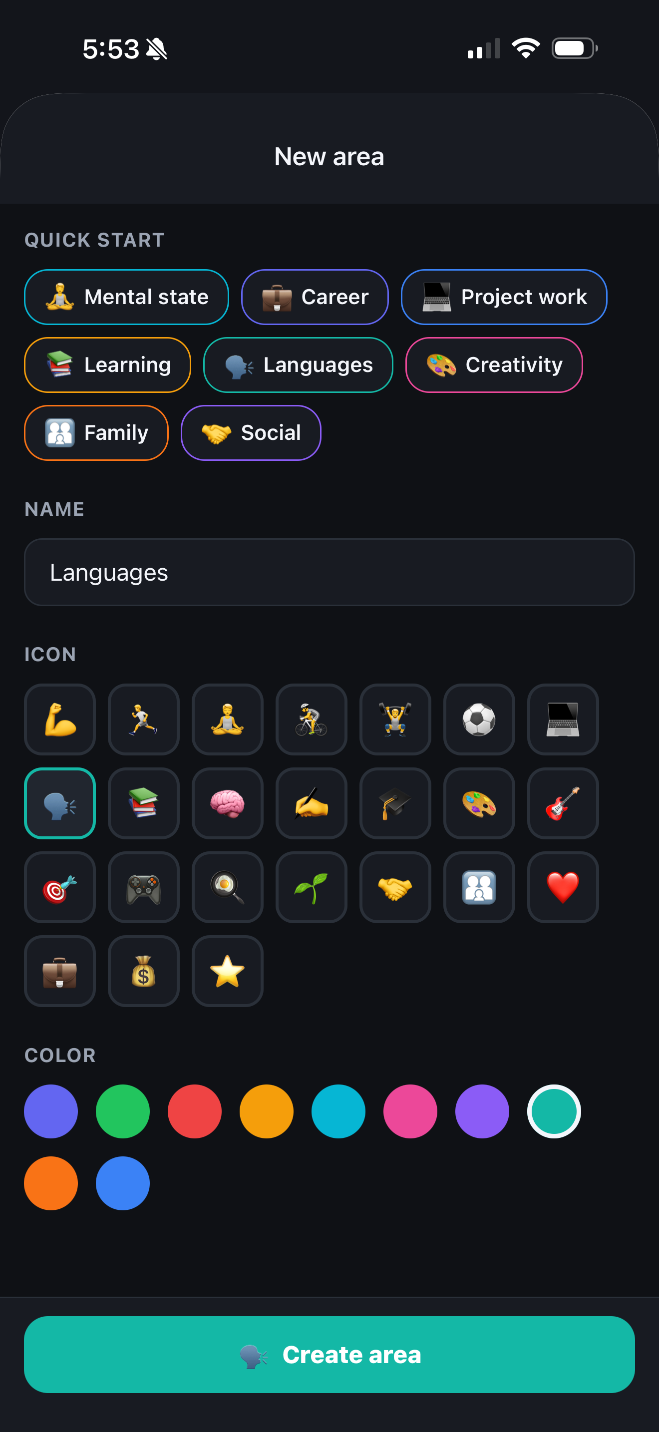 Rung: Habit & Goal Tracker screenshot 5