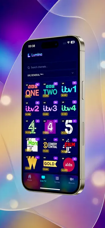 Lumina IPTV Player screenshot 1 of 10