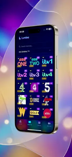 Capture d'écran de Lumina IPTV Player sur iPhone 1