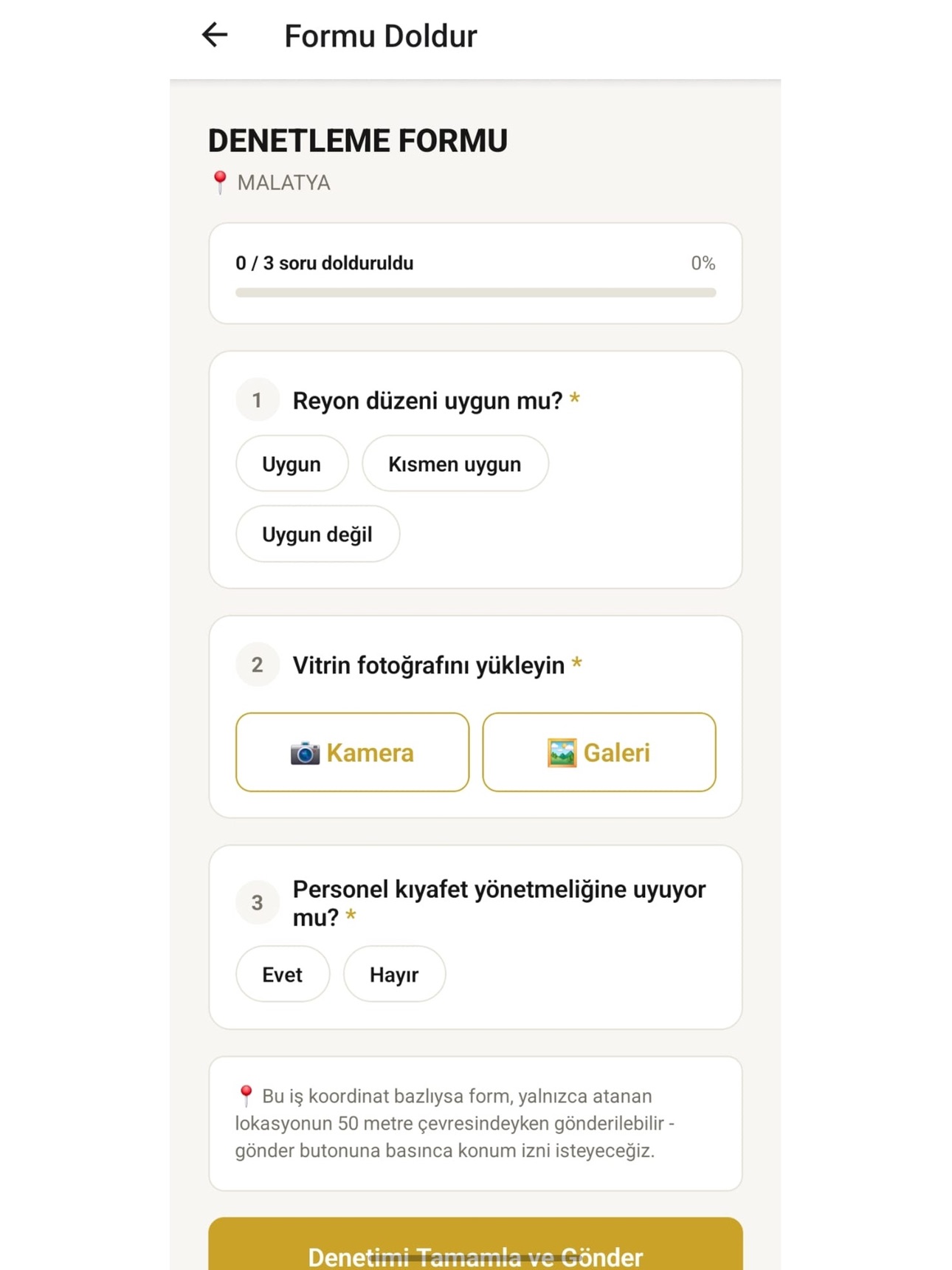 Screenshot 8 of Denetlet: Saha Denetçi
