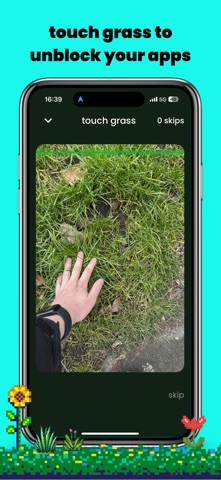 touch grass: screen time limit Screenshot 1 of 5