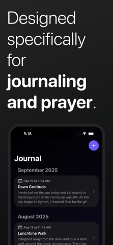Planted: Prayer Journal iPhone screenshot