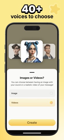 Mimiker: AI Voice Generator iPhone screenshot