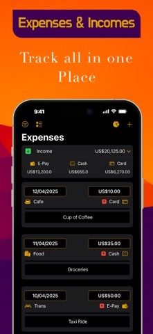 LifeTracker: Diet-Expenses-Gym screenshot