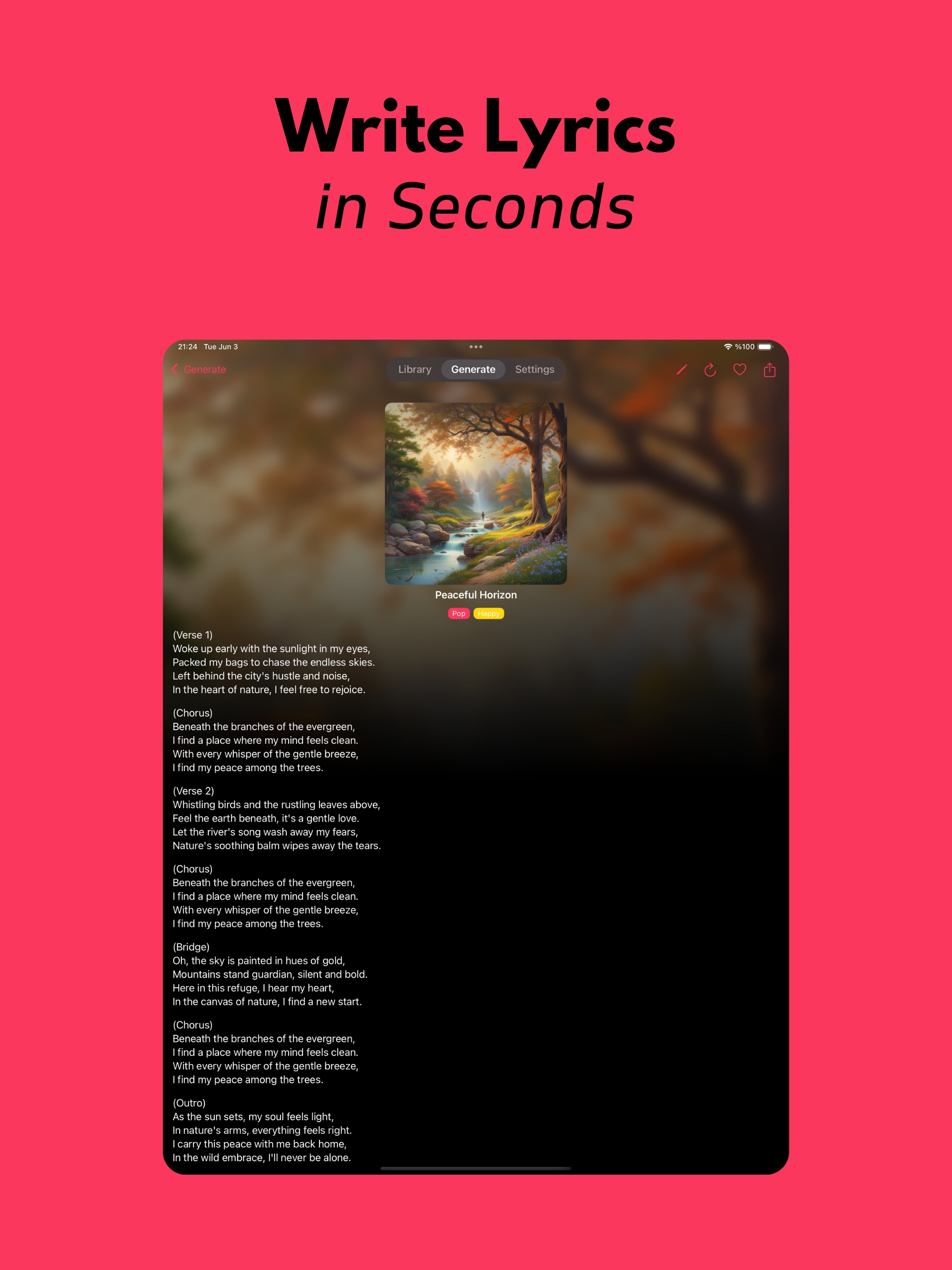 AI Lyric Generator - Melodra