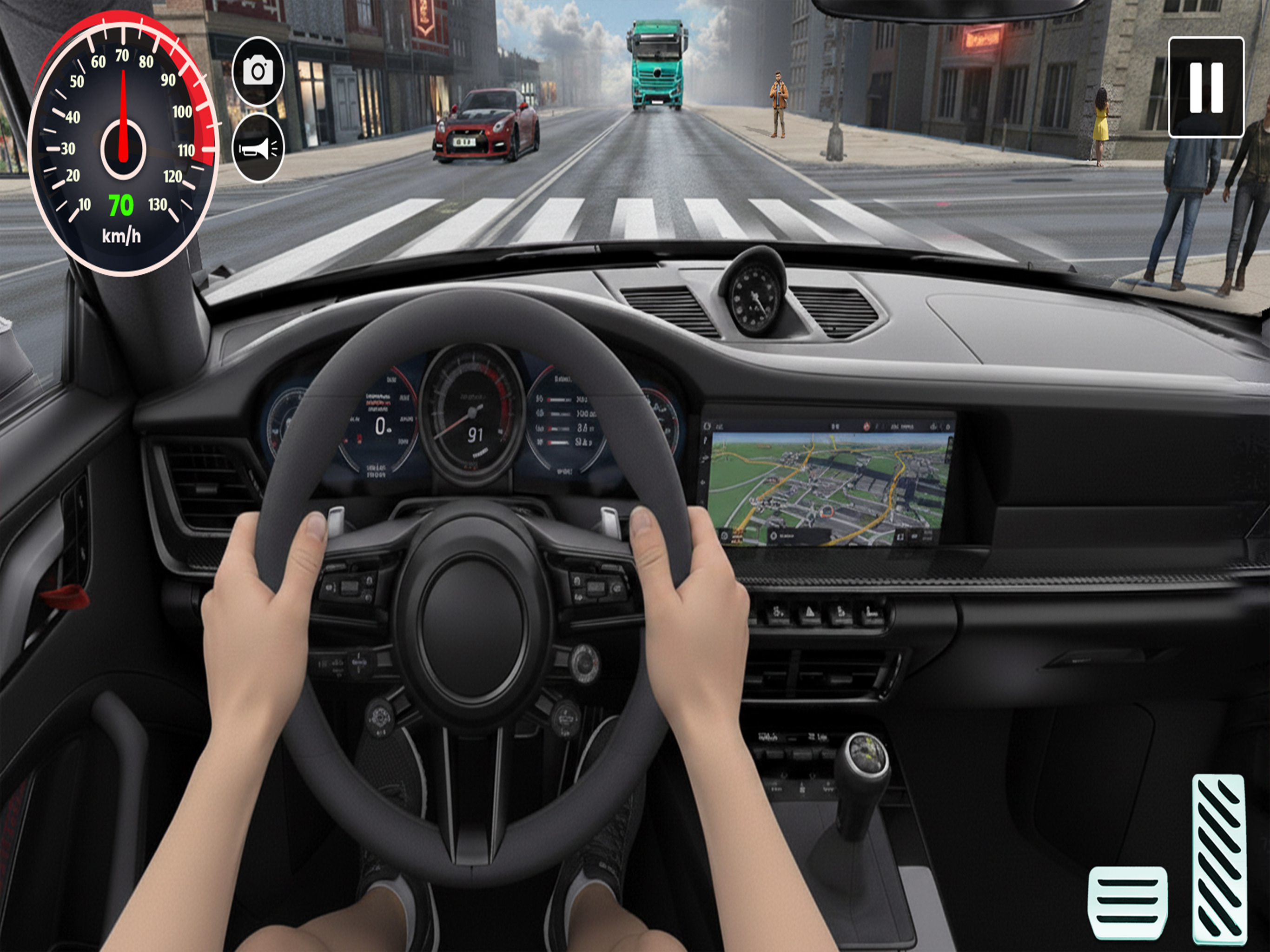 School Driving : City Car Game